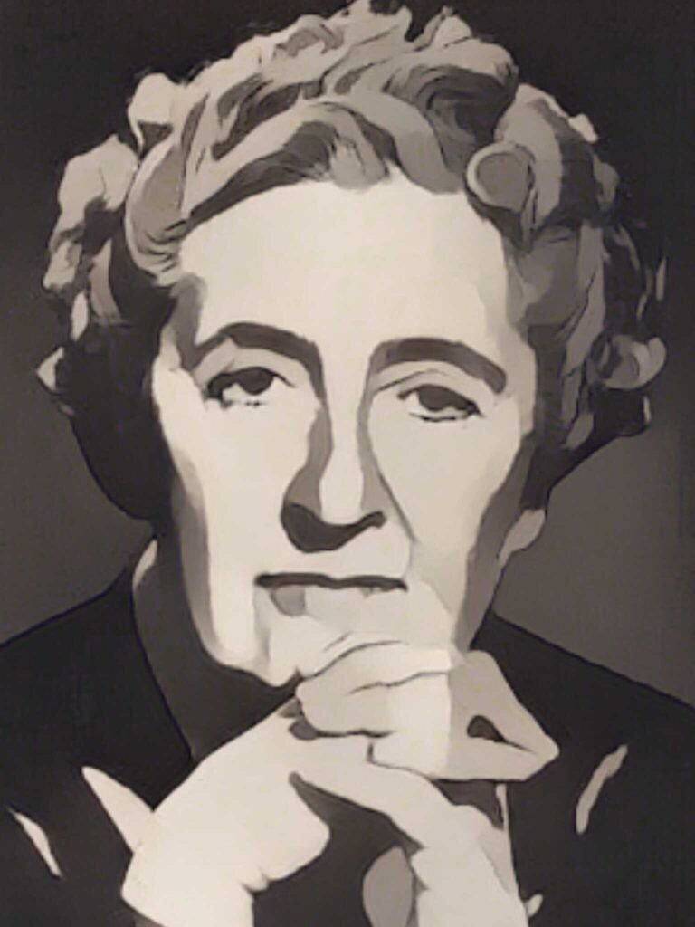 Agatha Christie illustration